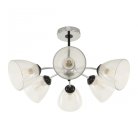 Люстра с плафонами Arte Milano 329007/3+3 CR.BK Napoli