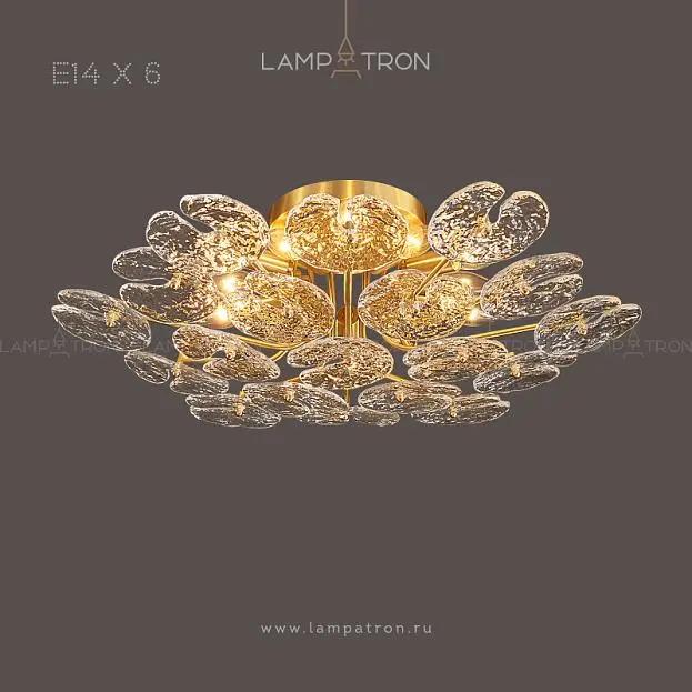 Потолочная люстра GARDIA 6 ламп Lampatron 5126-13124 Потолочная люстра GARDIA 6 ламп Lampatron 5126-13124