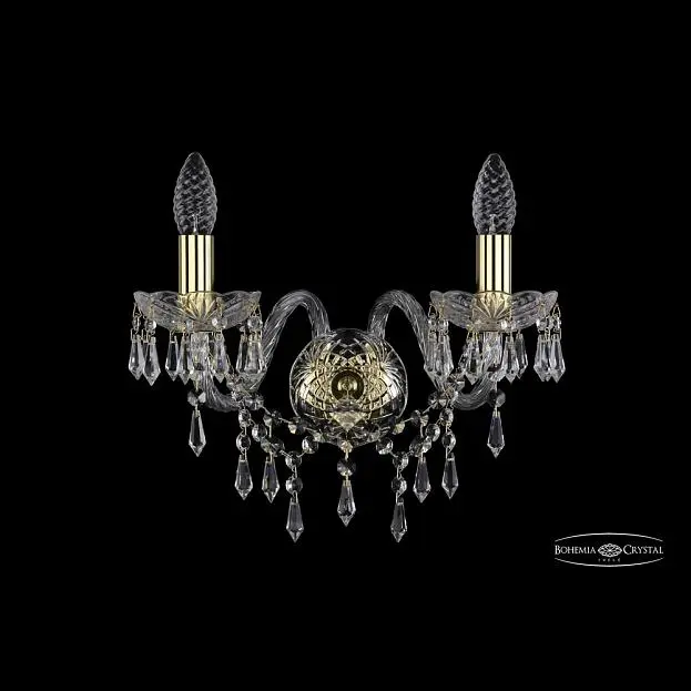 Бра хрустальный Bohemia 1403B/2/160 G Бра хрустальный Bohemia 1403B/2/160 G
