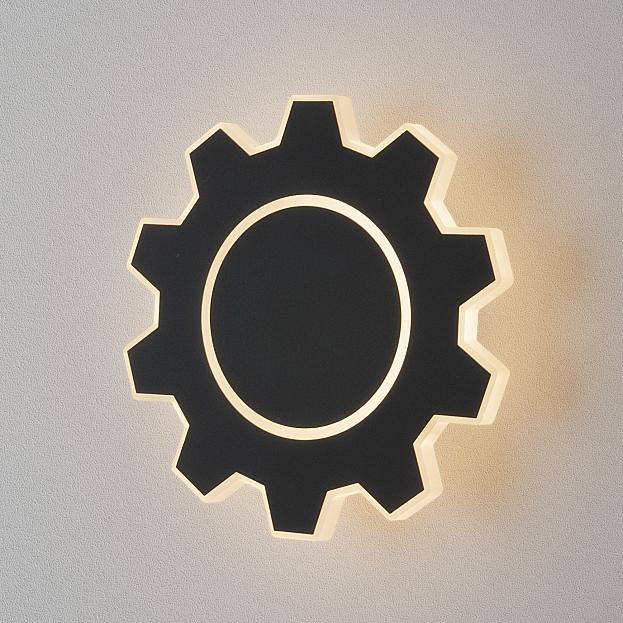 Настенный светильник Elektrostandard Gear M LED черный (MRL 1095) a040751