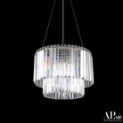 Люстра светодиодная хрустальная APL LED SH09.40.C.Ni.4000 Sicilia
