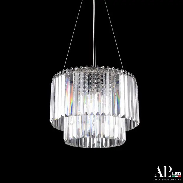 Люстра светодиодная хрустальная APL LED SH09.40.C.Ni.4000 Sicilia Люстра светодиодная хрустальная APL LED SH09.40.C.Ni.4000 Sicilia