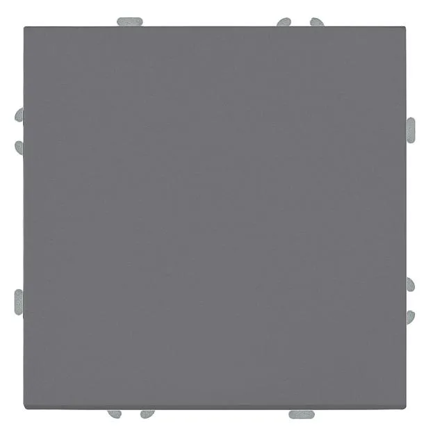 Переключатель 1-клавишный (механизм), СЗК, 250В, 10A, RSW10-5105-10ZK, платиново-серый, soft touch Stekker 50240 Эмили