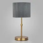 Настольный светильник с тканевым абажуром Eurosvet 01162/1 латунь Notturno a065668