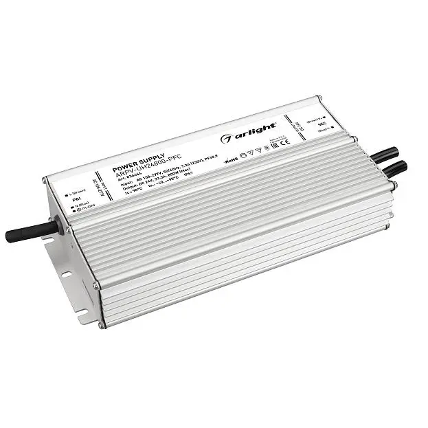 Блок питания Arlight 034464 ARPV-UH24800-PFC (24V, 33.3A, 800W, IP67) Блок питания Arlight 034464 ARPV-UH24800-PFC (24V, 33.3A, 800W, IP67)