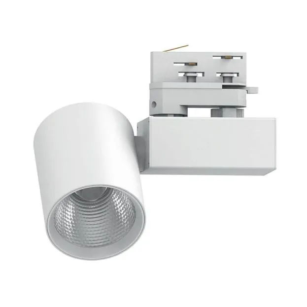 Светодиодный светильник Feron 51602 AL148 трековый на шинопровод 20W 4000K 35 градусов белый, 3х фазный Светодиодный светильник Feron 51602 AL148 трековый на шинопровод 20W 4000K 35 градусов белый, 3х фазный