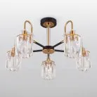 Потолочная люстра Eurosvet 70090/5 черный a045144 Tenia