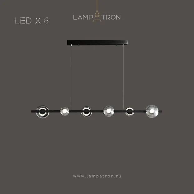 Реечный, рядный светильник BOOSTER LONG 6 ламп. Цвет Черный Lampatron booster-long-6-black 6944-19055 Реечный, рядный светильник BOOSTER LONG 6 ламп. Цвет Черный Lampatron booster-long-6-black 6944-19055