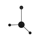 Настенный светильник Loft IT 10059BK Rays