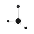 Настенный светильник Loft IT 10059BK Rays