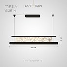 Реечный, рядный светильник ATARI NUOVO L Тип A. Размер M Lampatron atari-nuovo-l-a-m 9082-25877