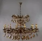 Подвесная люстра Ambiente 2128/12+12 PB New Leaf