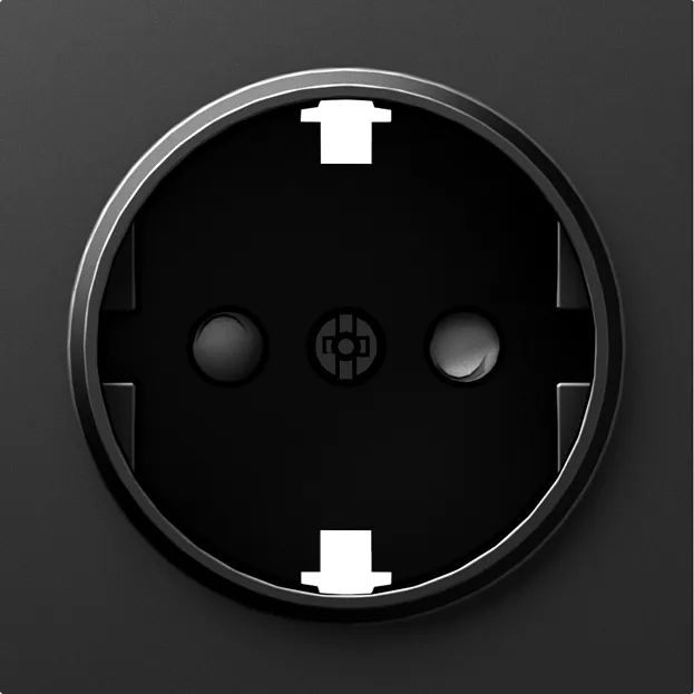 Накладка для розетки Schuko с заземлением, со шторками 16A 250 В~ Donel DE22030 A07