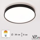 Потолочный светильник APL LED 3315.XM302-1-374/24W/4K Black Toscana