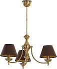 Потолочная люстра Kutek SAN-ZW-3(P/A)CR San Marino Lampshade