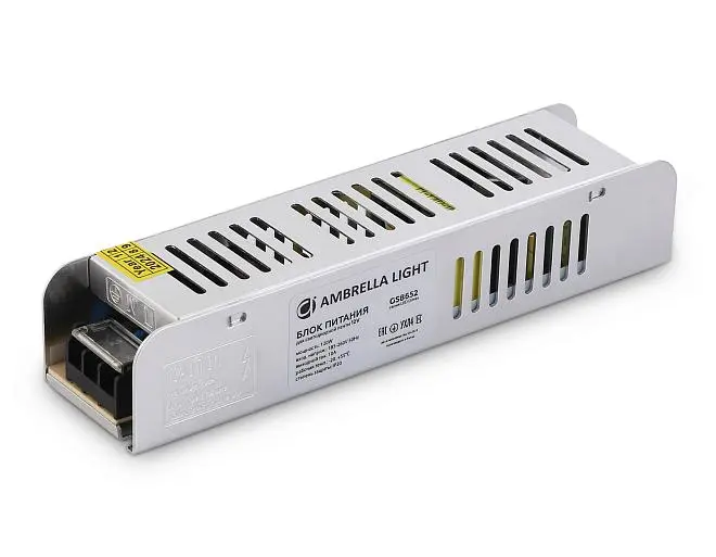 Блок питания с EMC для светодиодной ленты Ambrella light GS8652 Блок питания с EMC для светодиодной ленты Ambrella light GS8652