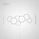 Бра BEA B COMBO 7 ламп Lampatron 6434-17361