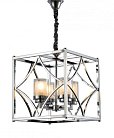 Подвесная люстра Lumina Deco LDP 1223-4 CHR Quadrato