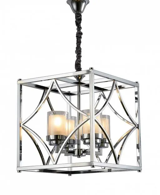 Подвесная люстра Lumina Deco LDP 1223-4 CHR Quadrato