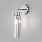 Настенный светильник со стеклянным плафоном Eurosvet 60163/1 никель a065759 Gilian