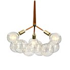 Люстра Delight Collection 9087/3 brown Bulbs