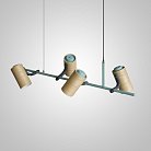 Подвесной реечный светильник BARREL A Blue ImperiumLoft 240213-26 BAREL