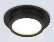 Встраиваемый светильник Ambrella light TN6735 BK черный IP44 GX53 D110*57