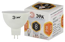 Лампочка светодиодная ЭРА LED MR16-8W-827-GU5.3