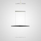 Реечный, рядный светильник BROLLE Размер M. Черное дерево Lampatron 8351-24387