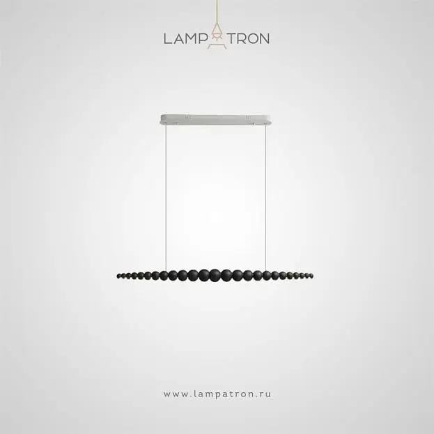 Реечный, рядный светильник BROLLE Размер M. Черное дерево Lampatron 8351-24387 Реечный, рядный светильник BROLLE Размер M. Черное дерево Lampatron 8351-24387