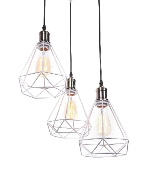 Подвесной светильник Lumina Deco LDP 11609-3 WT Cobi Подвесной светильник Lumina Deco LDP 11609-3 WT Cobi