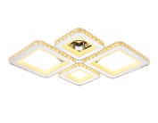 Потолочный светодиодный светильник с пультом Ambrella light FA1726 Ice