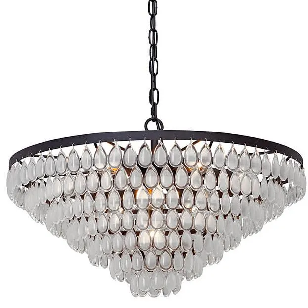 Подвесная люстра Many Drops Chandelier 10 ImperiumLoft 156876-22 40.3264-2