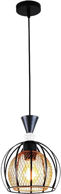 Подвесной светильник Reluce 03061-0.9-01 BK+GOLD Подвесной светильник Reluce 03061-0.9-01 BK+GOLD