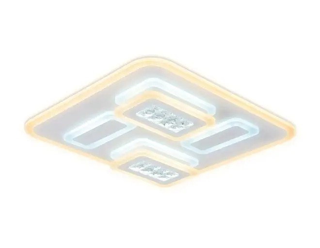 Потолочный светодиодный светильник с хрусталем Ambrella light FA257 Ice Потолочный светодиодный светильник с хрусталем Ambrella light FA257 Ice