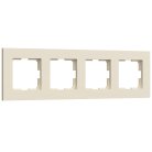 Рамка на 4 поста Slab (айвори матовый) Werkel W0042962 a062809