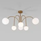 Потолочная люстра Eurosvet 30177/6 латунь Alix a055499
