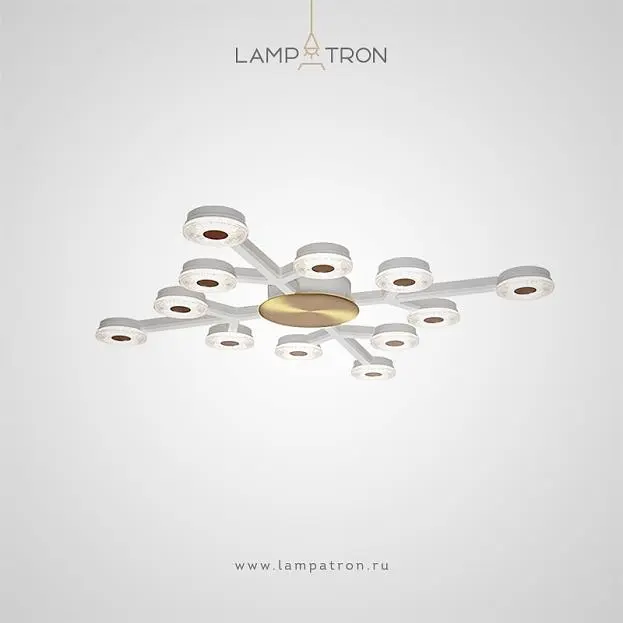 Потолочная люстра STARDUST 12 плафонов Lampatron 8727-24496 Потолочная люстра STARDUST 12 плафонов Lampatron 8727-24496