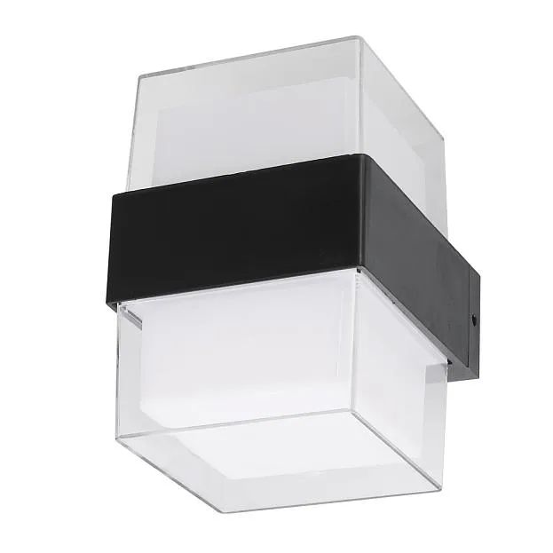 Настенный светильник уличный Uniel ULU-P26B-2x5W/4000K IP65 BLACK Настенный светильник уличный Uniel ULU-P26B-2x5W/4000K IP65 BLACK