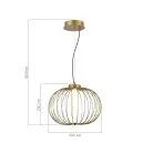 Светильник подвесной ST-Luce SL6124.203.01 SLICE