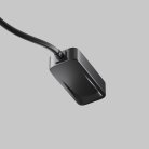 Ввод питания(2м) Radity для встраиваемого монтажа черный Maytoni Technical TRA084B-12B-200