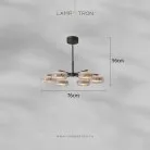 Люстра EILERT CH 6 плафонов Lampatron eilert-ch-6 9052-25768