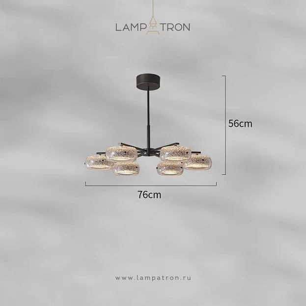 Люстра EILERT CH 6 плафонов Lampatron eilert-ch-6 9052-25768 Люстра EILERT CH 6 плафонов Lampatron eilert-ch-6 9052-25768