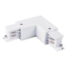 Коннектор трековый однофазный Elektrostandard TRC-1-3-L-WH  a039503
