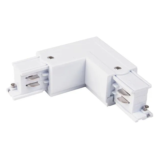 Коннектор трековый однофазный Elektrostandard TRC-1-3-L-WH a039503 Коннектор трековый однофазный Elektrostandard TRC-1-3-L-WH a039503