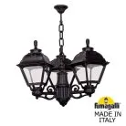 Подвесной уличный светильник (ЛЮСТРА) FUMAGALLI SICHEM/CEFA 3L U23.120.S30.AXE27 Черный