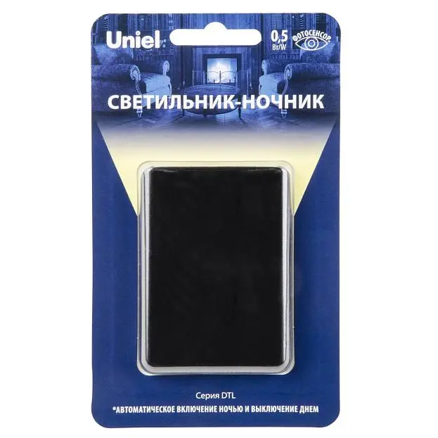 Ночник Uniel DTL-320 Прямоугольник/Black/Sensor Ночник Uniel DTL-320 Прямоугольник/Black/Sensor