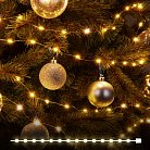 Гирлянда нить "роса" Eurosvet 400-009 теплый белый 10М a060413