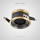 Точечный свет BIO Цвет Черный + Латунь. 7W. 3000K Lampatron 5268-13475