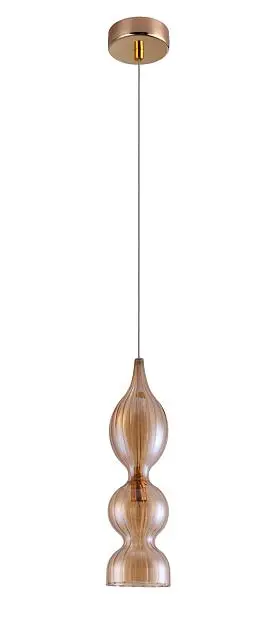 Светильник подвесной Crystal Lux IRIS SP1 B AMBER 2073/201